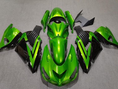 06-11 Hellgrün & Schwarz ZX14R Verkleidung