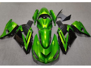 06-11 Hellgrün & Schwarz ZX14R Verkleidung