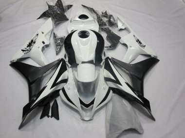 07-08 Benutzerdefiniert OEM Stil Weiß & Schwarz CBR600RR Verkleidung