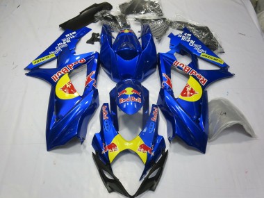 07-08 Blau Rot Bull GSXR 1000 Verkleidung