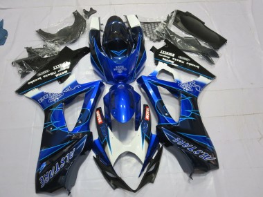 07-08 Blau & Schwarz Corona GSXR 1000 Verkleidung