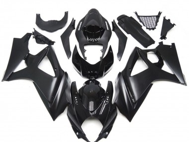 07-08 Custom Matt Schwarz Slick GSXR 1000 Verkleidung