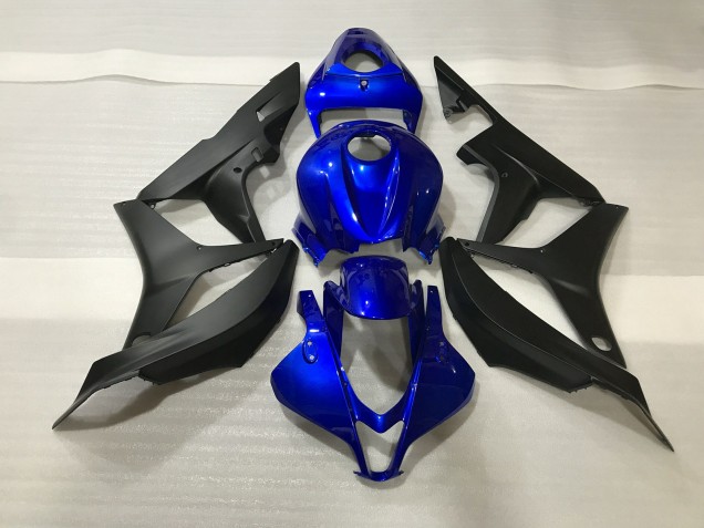 07-08 Glänzend Blau & Limettengrün CBR600RR Verkleidung