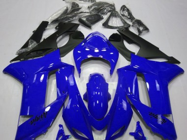 07-08 Glänzend Blau ZX6R Verkleidung