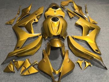 07-08 Glänzend Gold Plain CBR600RR Verkleidung