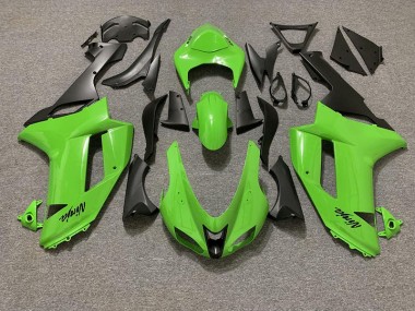 07-08 Glänzend Grün & Matt Schwarz ZX6R Verkleidung