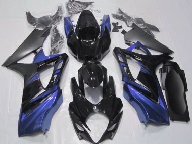 07-08 Glänzendes Schwarz & Blau GSXR 1000 Verkleidung