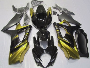 07-08 Glänzendes Schwarz & Gelb GSXR 1000 Verkleidung