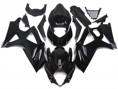 07-08 Glattes Schwarz Glänzend Stil GSXR 1000 Verkleidung