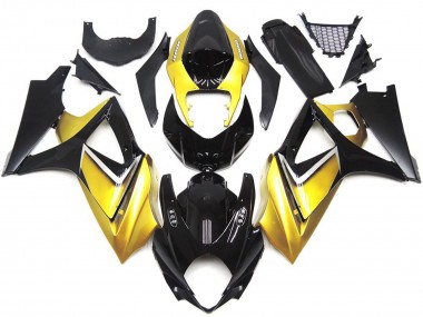 07-08 Goldgelb Benutzerdefiniert OEM-Stil GSXR 1000 Verkleidung