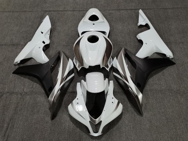 07-08 Weiß Graphit & Schwarz CBR600RR Verkleidung