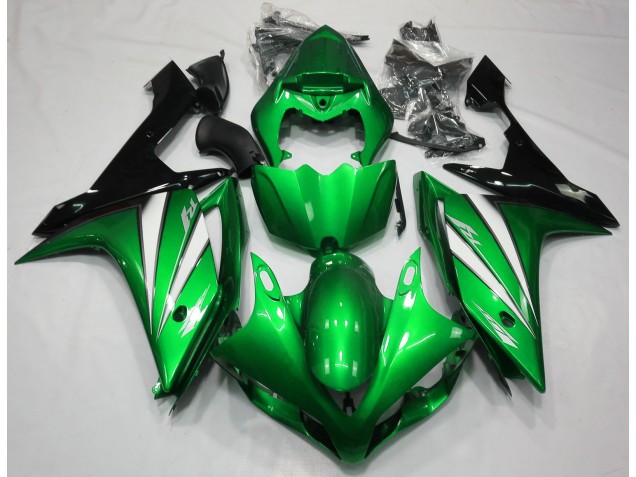 07-08 Grün Weiß & Schwarz R1 Verkleidung