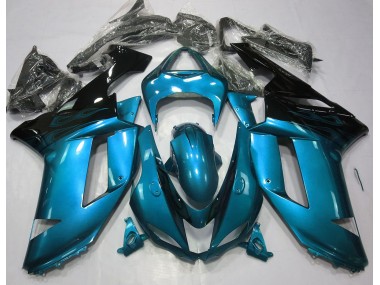07-08 Hellblau & Schwarz Glänzend ZX6R Verkleidung