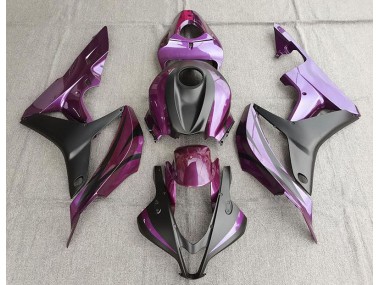 07-08 Lila & Matt Schwarz CBR600RR Verkleidung