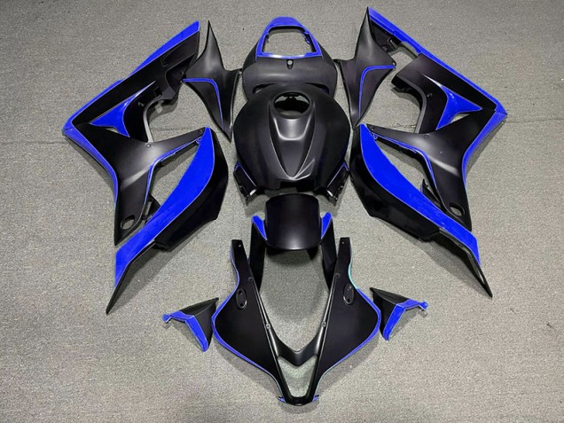 07-08 Matt Schwarz & Blau CBR600RR Verkleidung