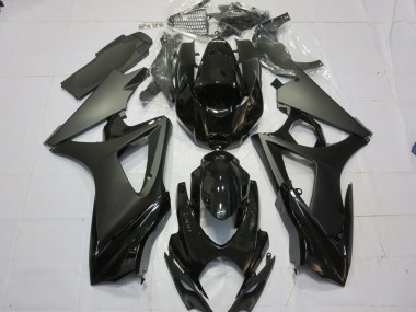 07-08 Matt Schwarz Glänzend Schwarz GSXR 1000 Verkleidung
