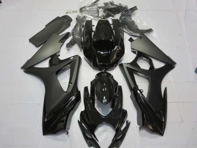07-08 Matt Schwarz Glänzend Schwarz GSXR 1000 Verkleidung