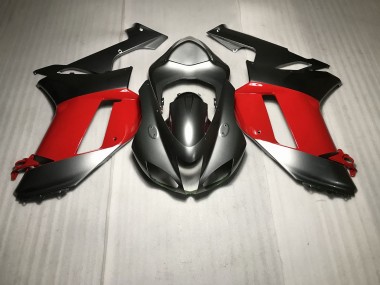 07-08 Metallic Silber Mit Rot ZX6R Verkleidung