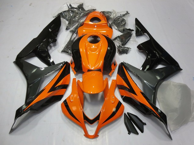 07-08 Orange Grau & Schwarz CBR600RR Verkleidung