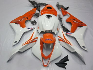 07-08 Orange & Weiß HRC CBR600RR Verkleidung