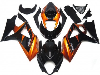 07-08 Orange & Schwarz Glänzend GSXR 1000 Verkleidung