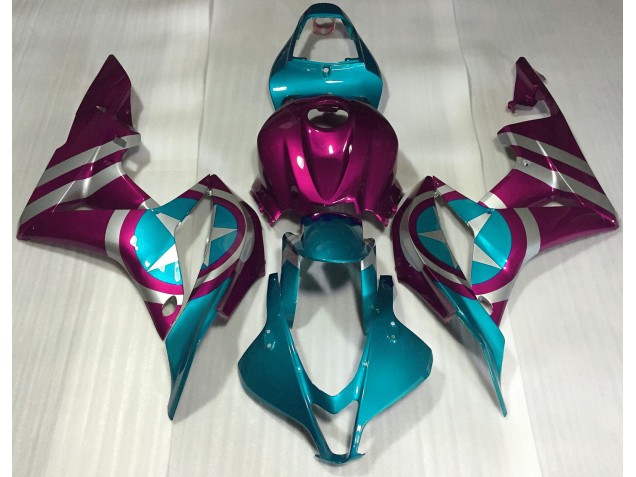 07-08 Rosa Captain America CBR600RR Verkleidung
