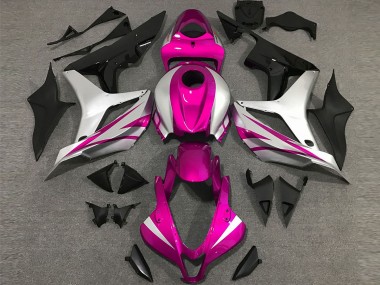 07-08 Rosa & Silber OEM Stil CBR600RR Verkleidung