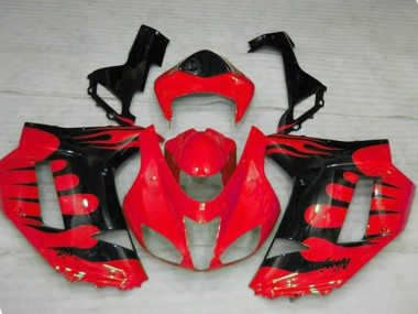 07-08 Rot Flamme ZX6R Verkleidung