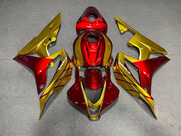 07-08 Rot & Gold CBR600RR Verkleidung