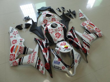 07-08 Weiß & Rot Nastro Azzurro CBR600RR Verkleidung