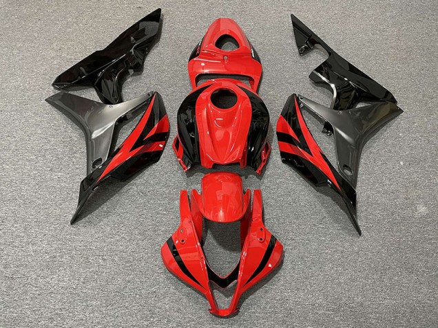 07-08 Rot OEM Stil & Grau CBR600RR Verkleidung