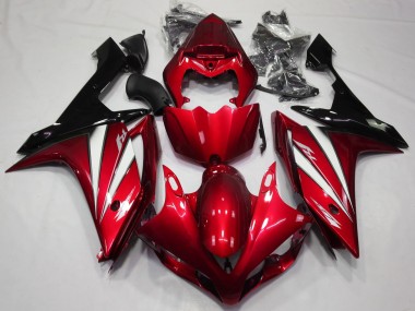 07-08 Rot Weiß & Schwarz R1 Verkleidung
