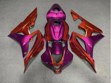 07-08 Rot & Violett CBR600RR Verkleidung