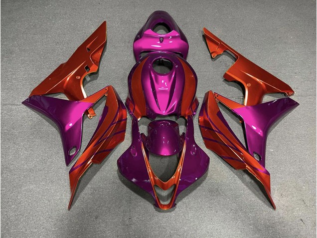 07-08 Rot & Violett CBR600RR Verkleidung