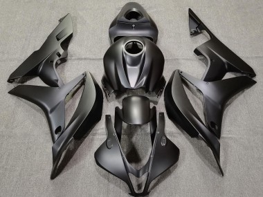 07-08 Schlichte Matt Schwarz CBR600RR Verkleidung