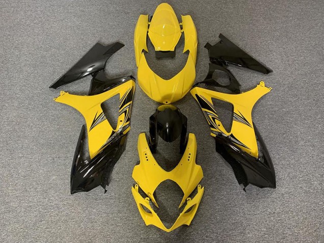 07-08 Schwarz & Gelb GSXR 1000 Verkleidung
