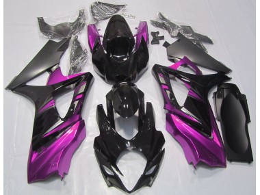 07-08 Schwarz Glänzend & Pink GSXR 1000 Verkleidung