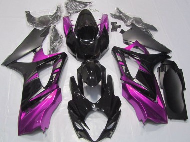 07-08 Schwarz Glänzend & Pink GSXR 1000 Verkleidung