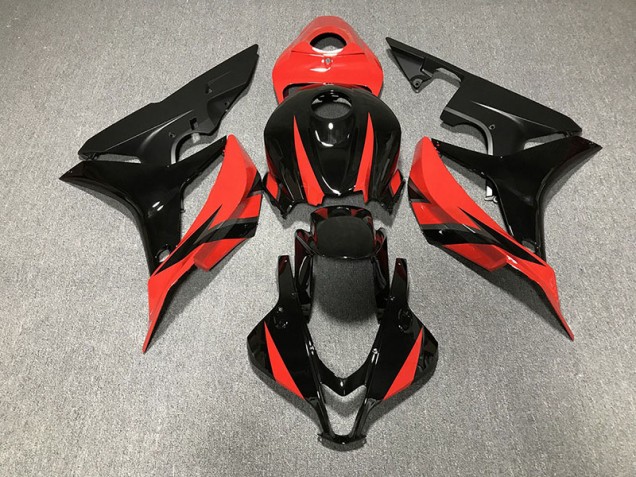 07-08 Schwarz Glänzend & Rot CBR600RR Verkleidung
