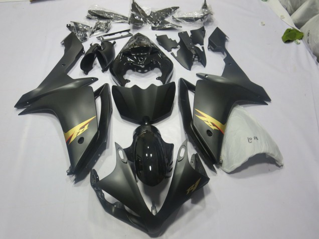 07-08 Schwarz & Gold R1 Verkleidung