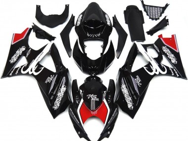 07-08 Schwarz & Weiß Mit Rot GSXR 1000 Verkleidung