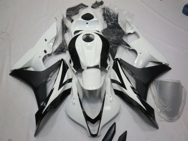 07-08 Weiß & Schwarz OEM Stil CBR600RR Verkleidung