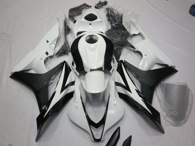 07-08 Weiß & Schwarz OEM Stil CBR600RR Verkleidung