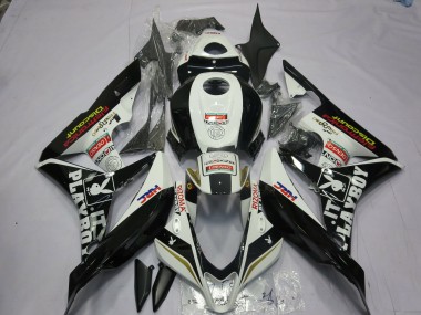07-08 Schwarz & Weiß Playboy CBR600RR Verkleidung