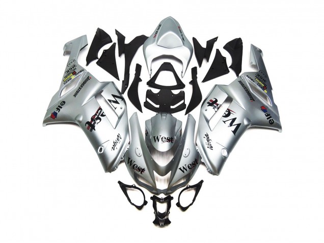 07-08 Silber West Glanz ZX6R Verkleidung