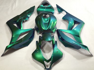 07-08 Smaragdgrün Schlicht CBR600RR Verkleidung