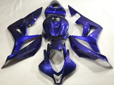 07-08 Tiefes Blau Schlicht CBR600RR Verkleidung