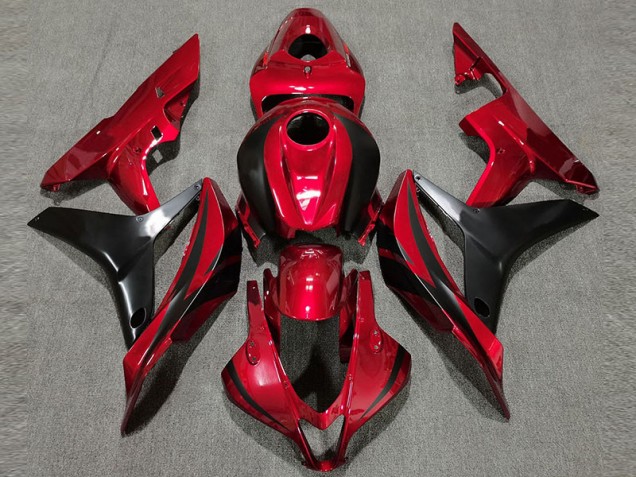 07-08 Tiefrot OEM Stil CBR600RR Verkleidung