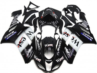 07-08 West Gloss Slick ZX6R Verkleidung