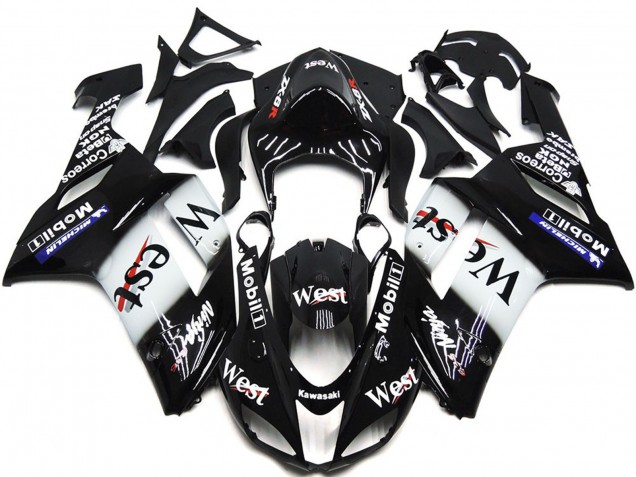 07-08 West Gloss Slick ZX6R Verkleidung